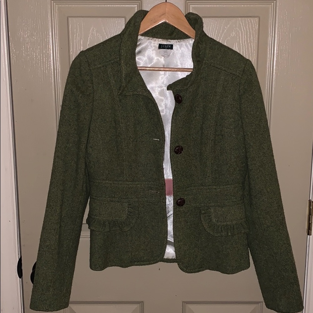 Jcrew size 4 tweed blazer
